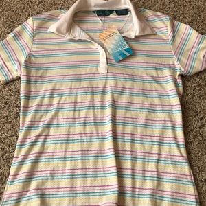 Vintage Astra Cropped Polo Top